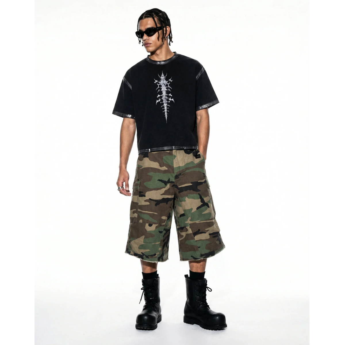 Urban Camo Cargo Shorts