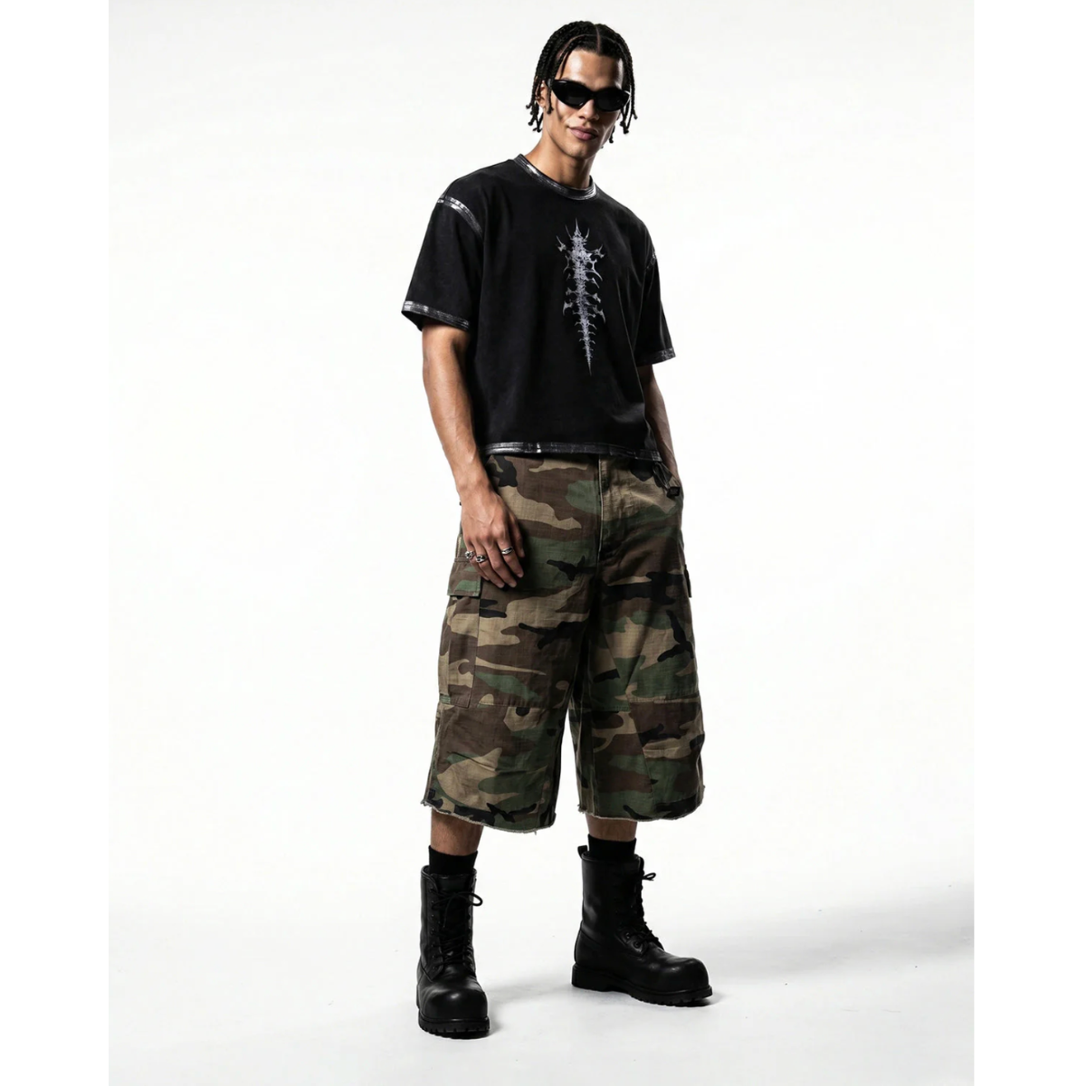 Urban Camo Cargo Shorts