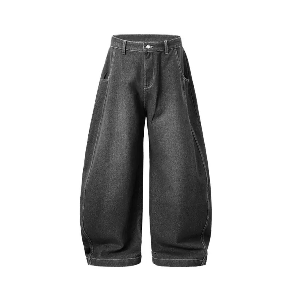 Wide Leg Denim Pants