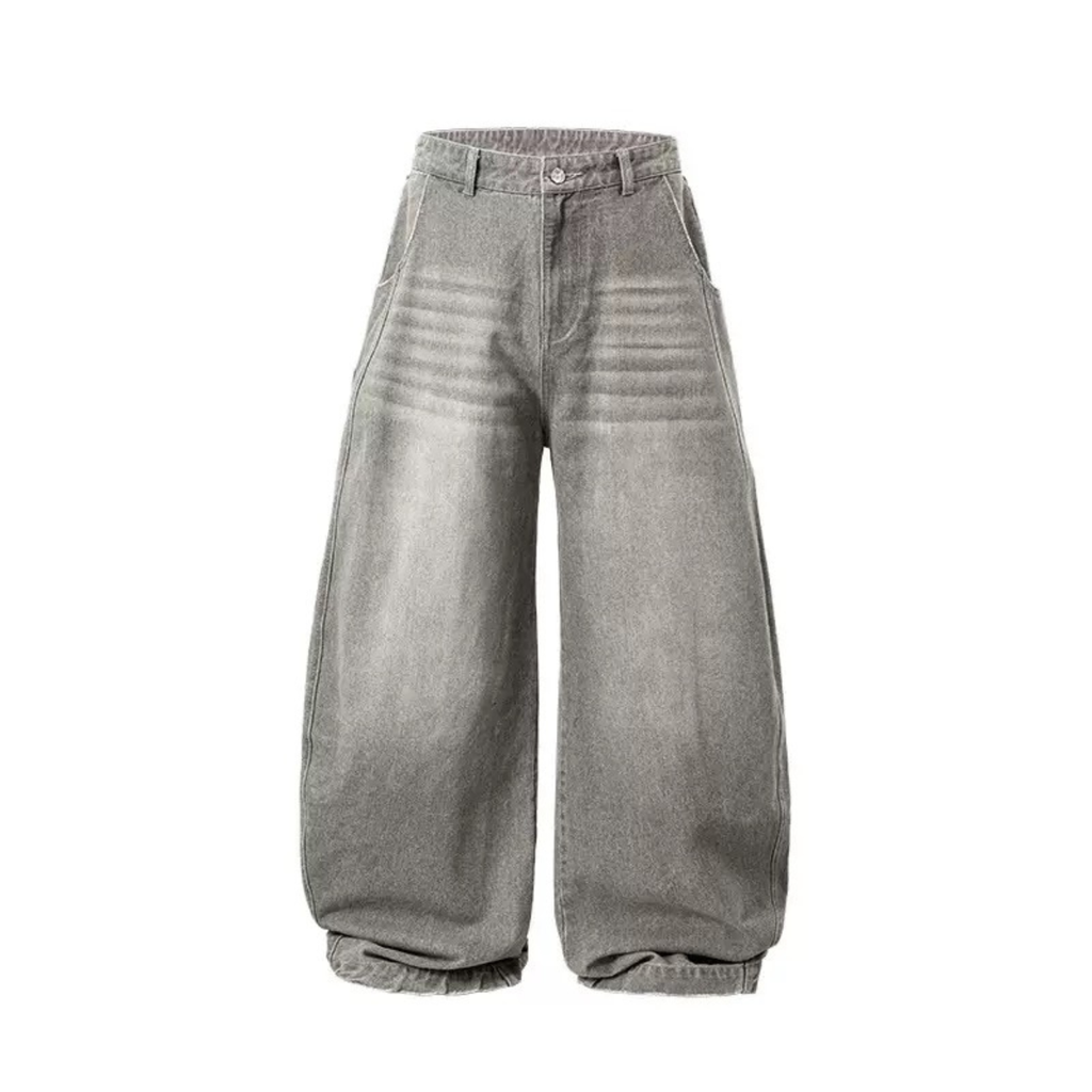Wide Leg Denim Pants