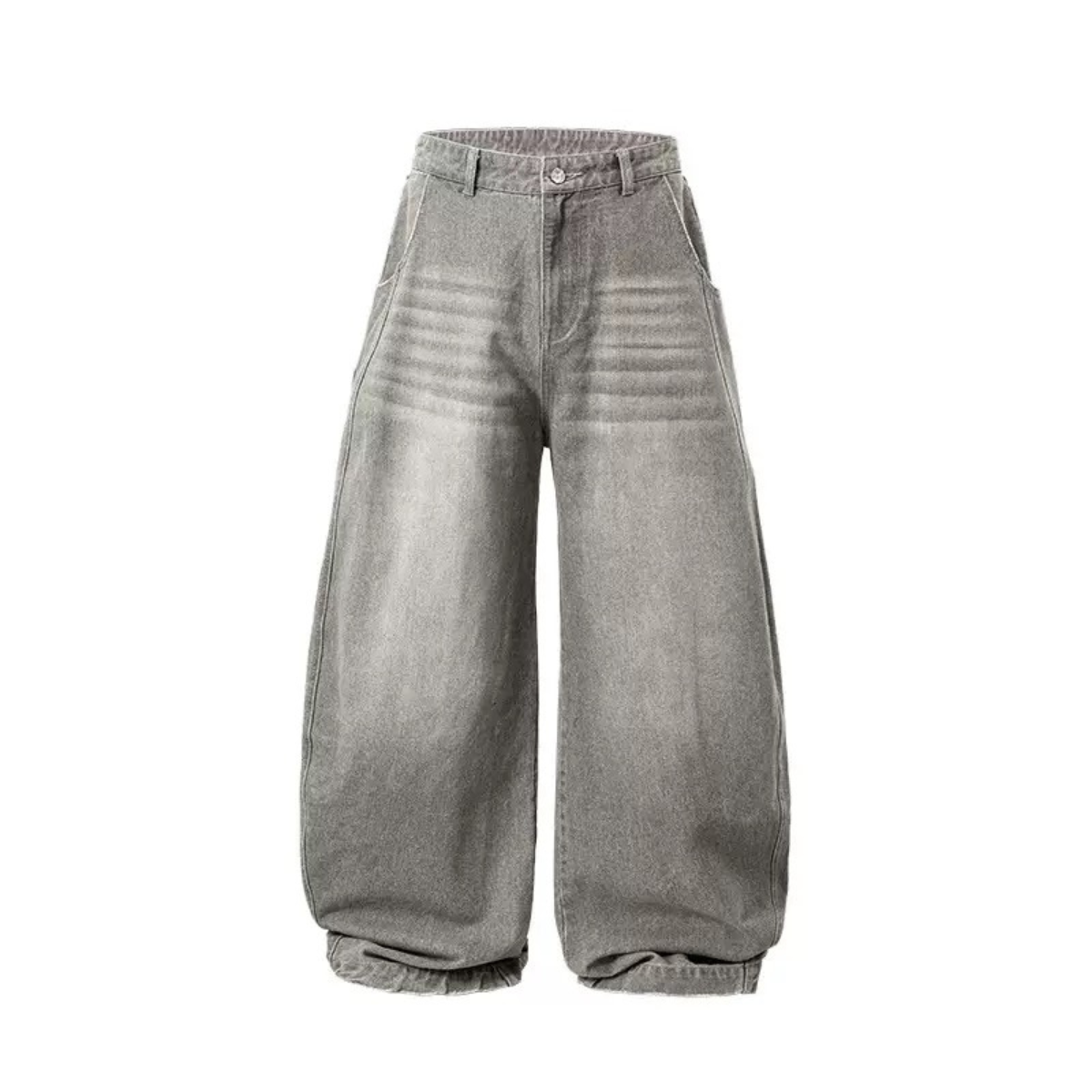 Wide Leg Denim Pants