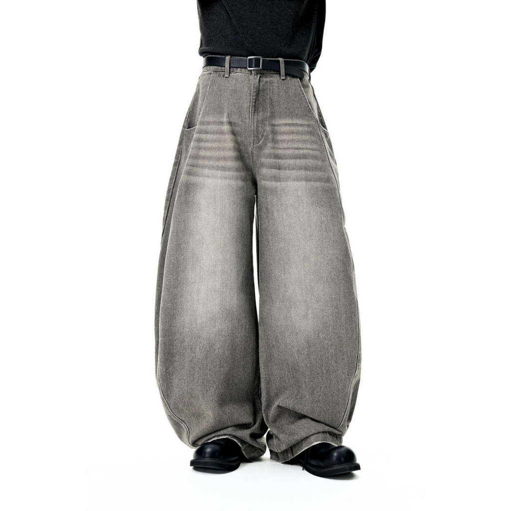 Wide Leg Denim Pants