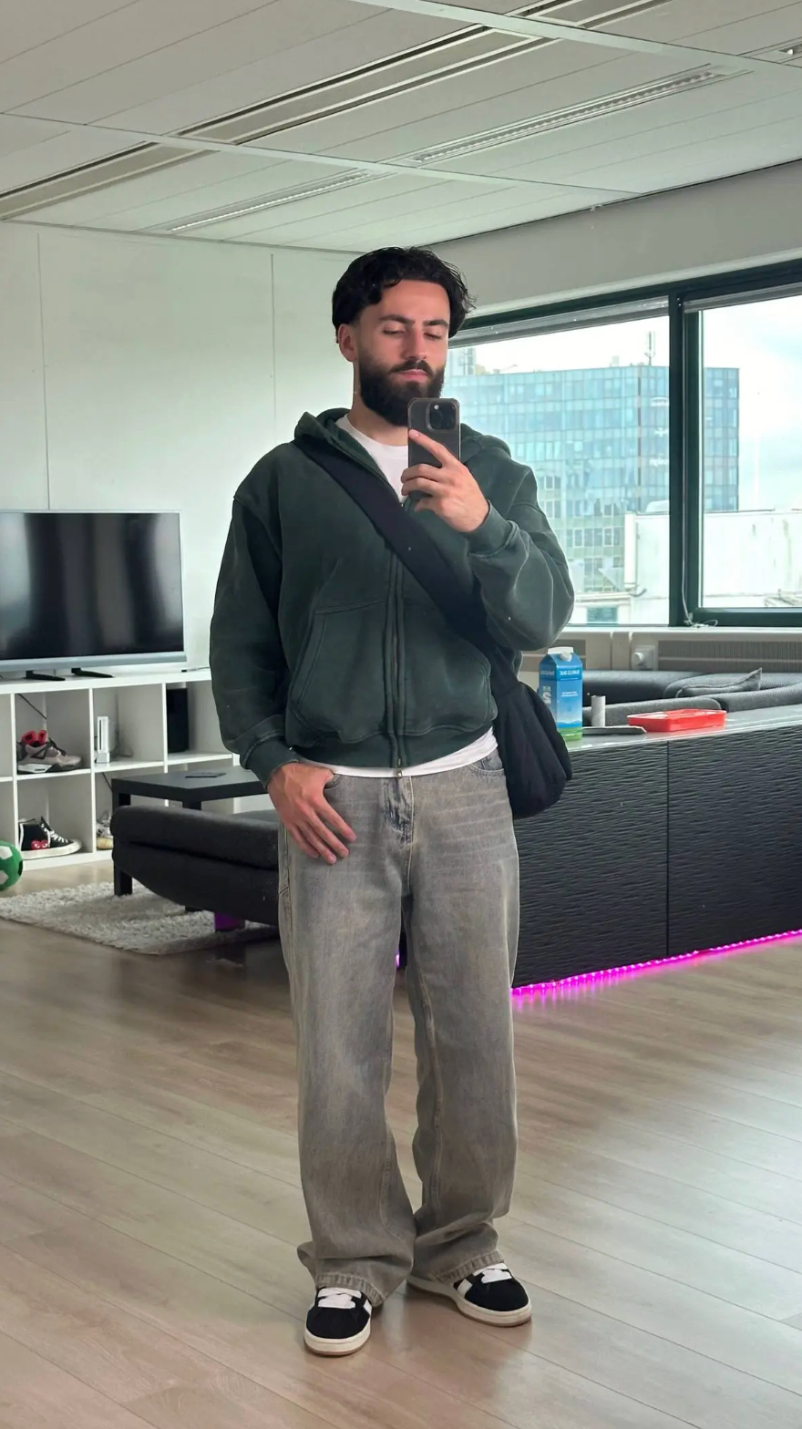 Oversized Zip-Up Hoodie