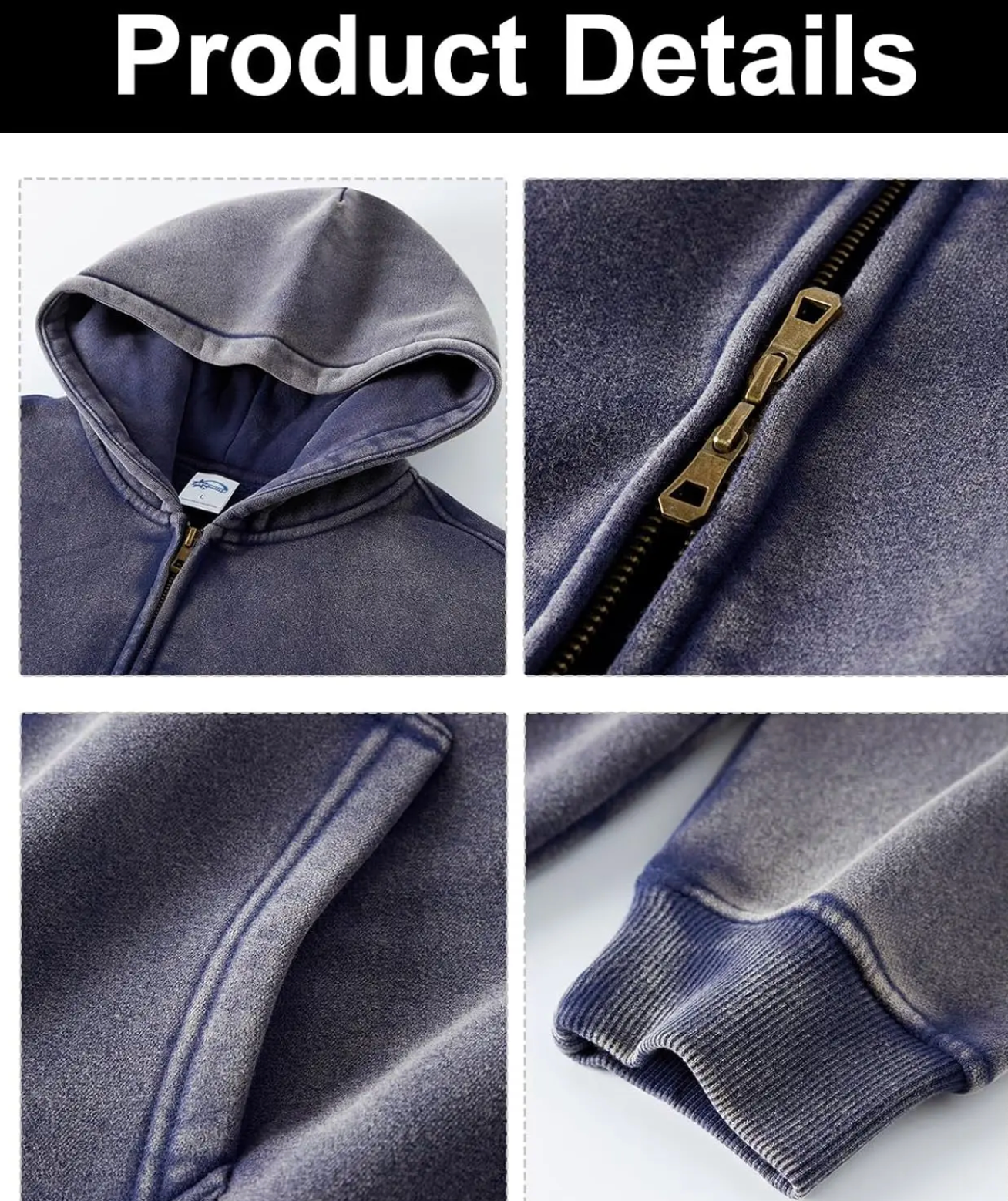 Oversized Zip-Up Hoodie