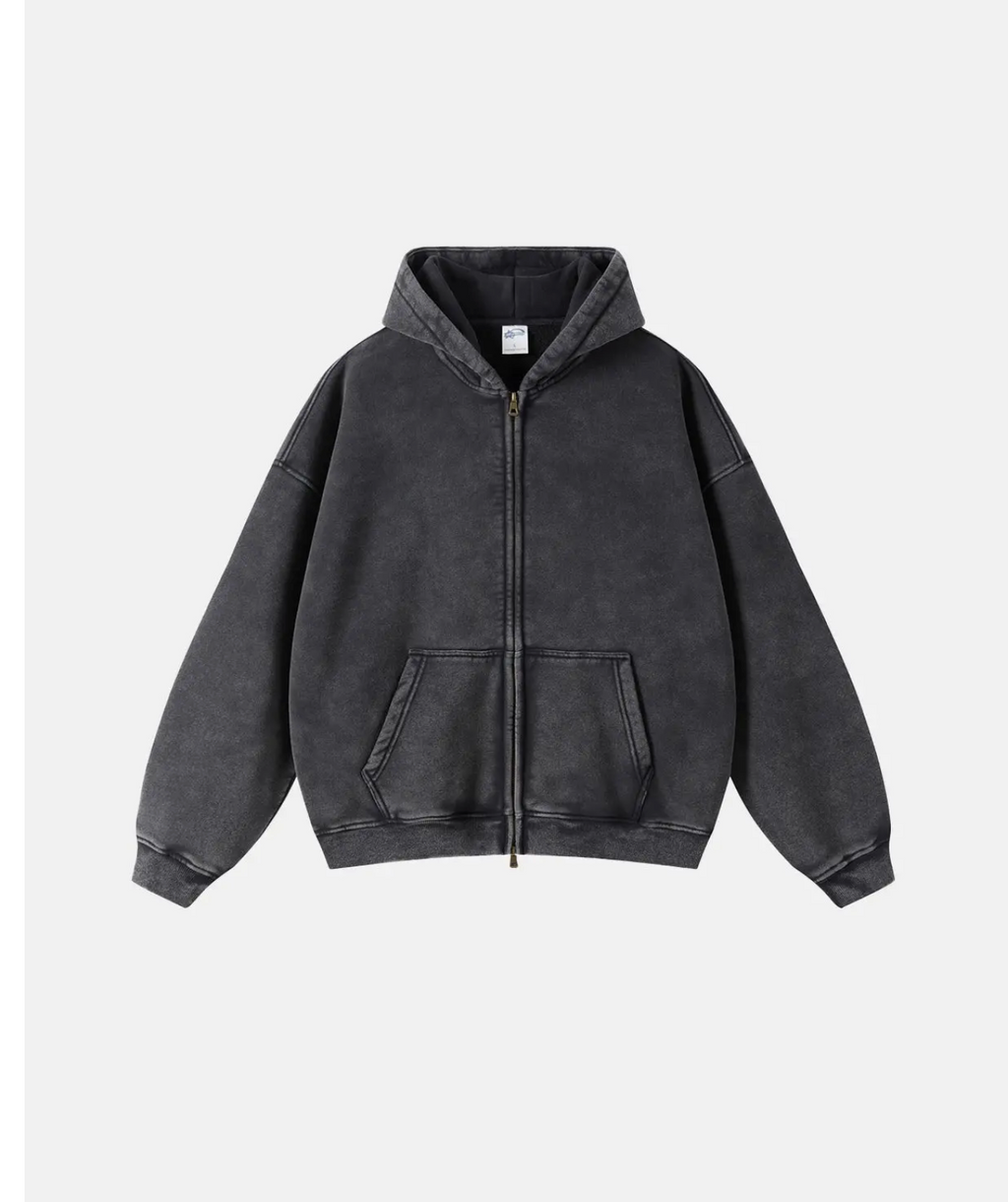 Oversized Zip-Up Hoodie