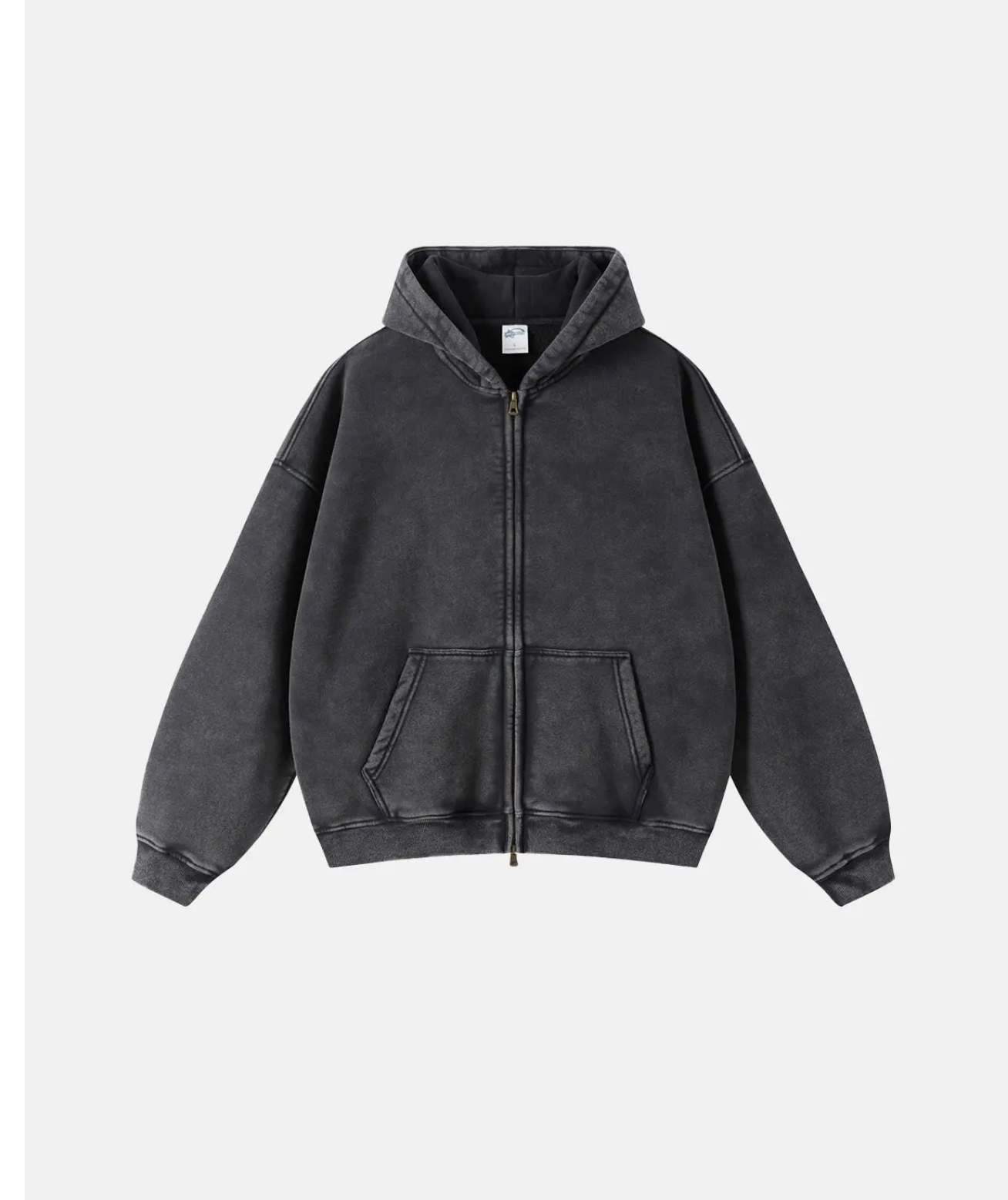 Oversized Zip-Up Hoodie
