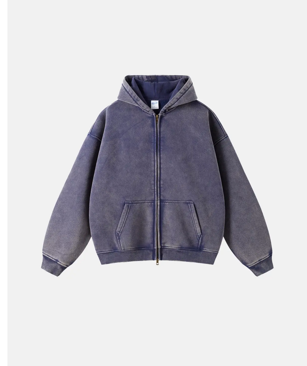 Oversized Zip-Up Hoodie