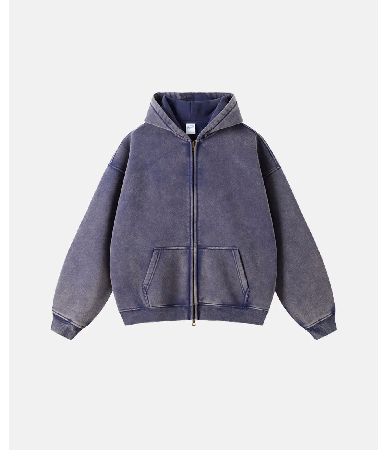 Oversized Zip-Up Hoodie