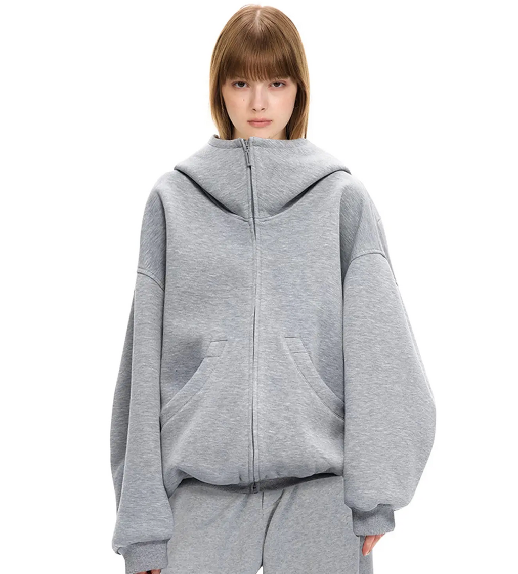 Oversized Drop-Shoulder Hoodie