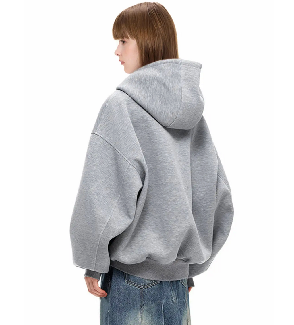 Oversized Drop-Shoulder Hoodie