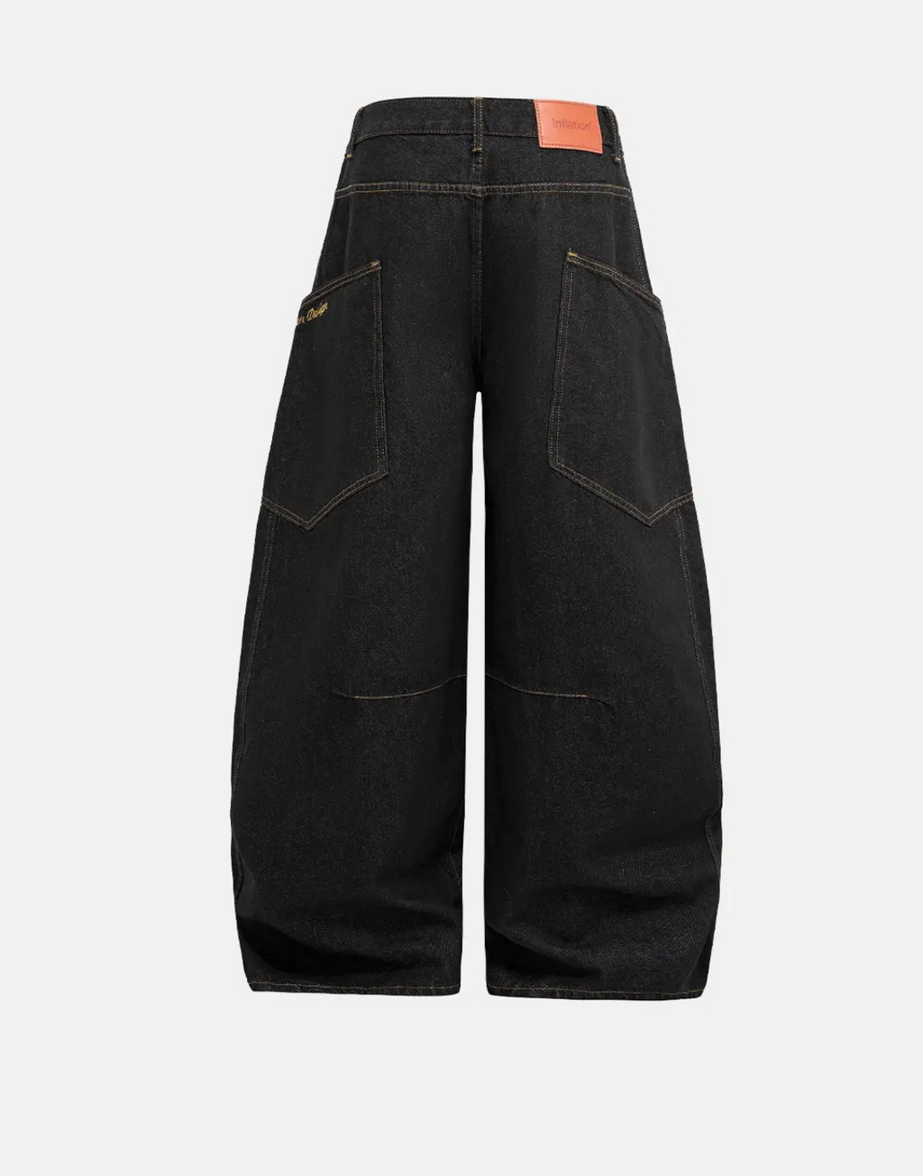 Wide Leg Dark Denim Jeans