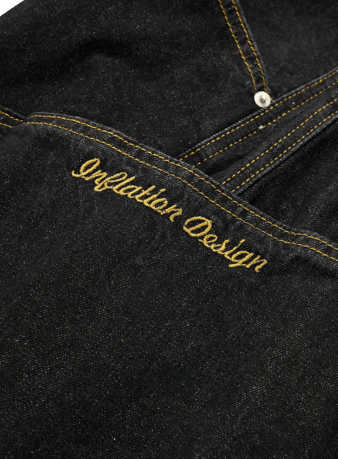 Wide Leg Dark Denim Jeans