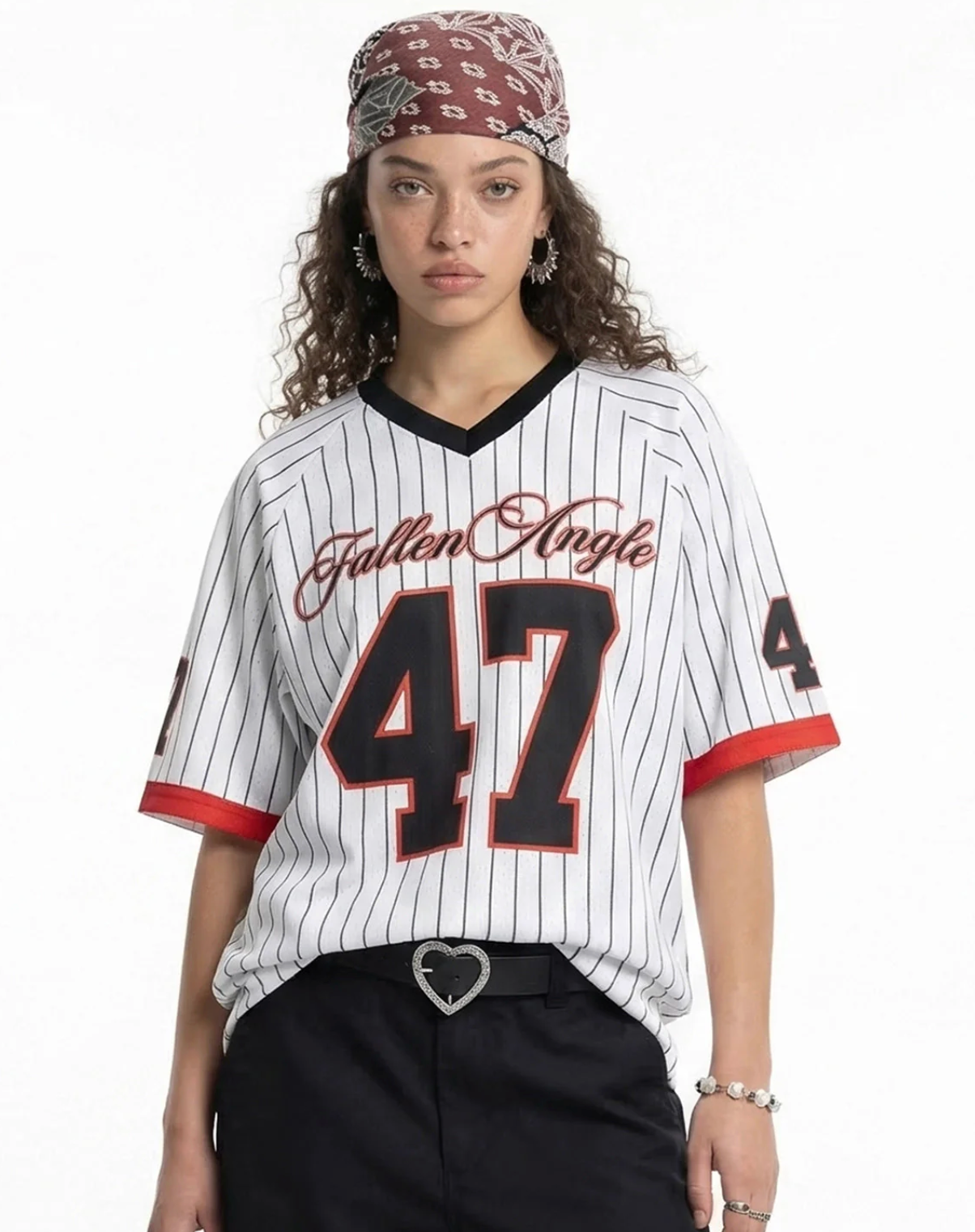 Fallen Angel 47 Pinstripe Baseball Jersey