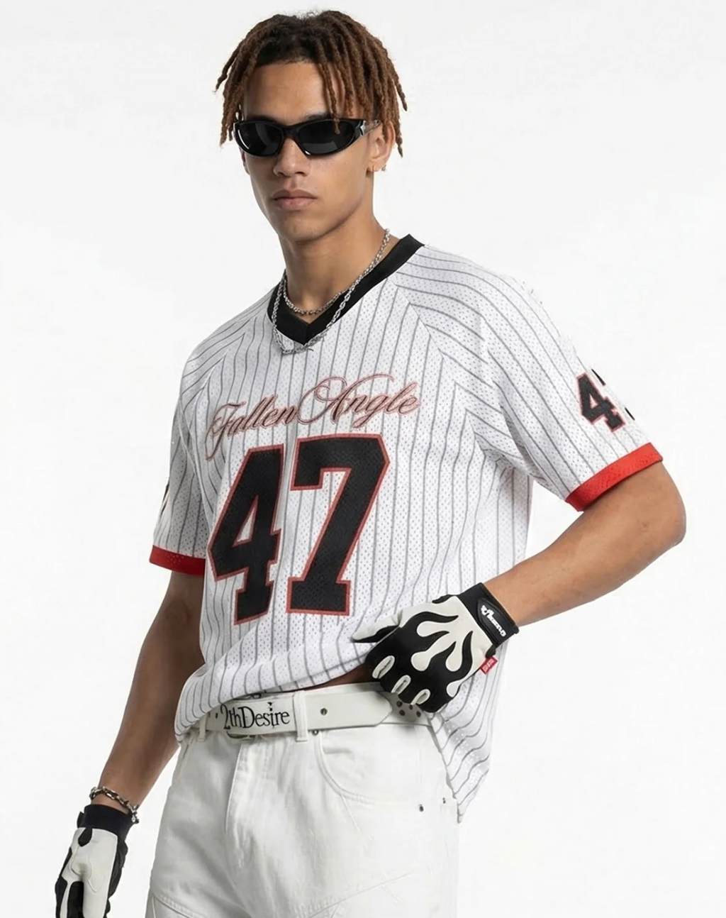Fallen Angel 47 Pinstripe Baseball Jersey